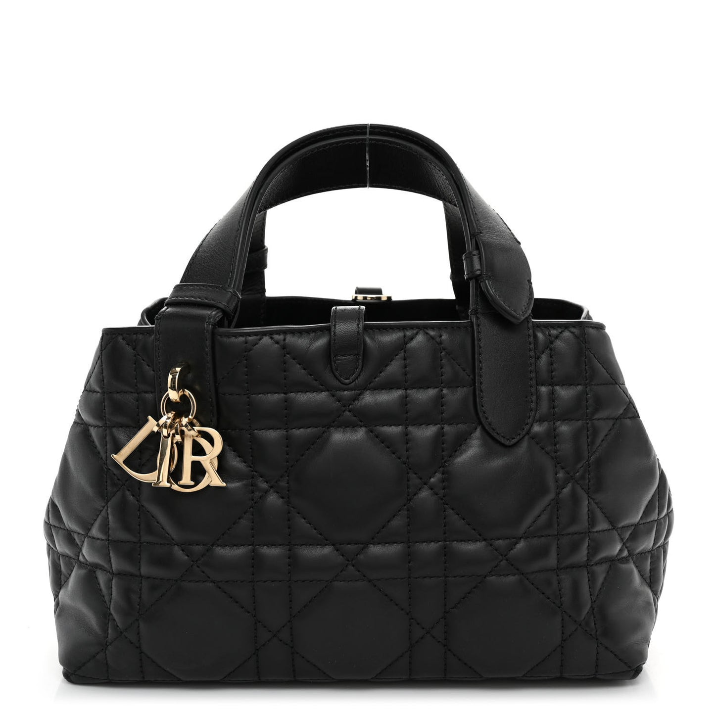 Calfskin Macrocannage Small Toujours Black