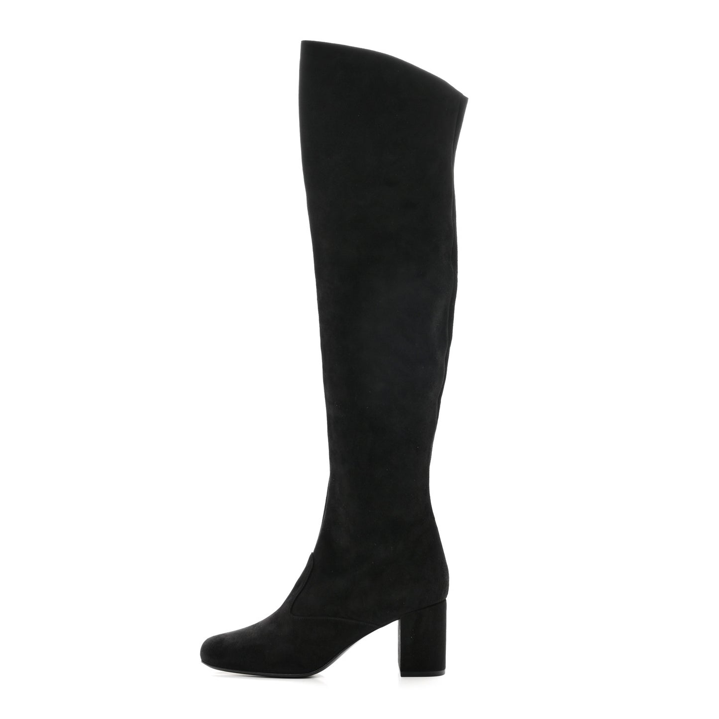 Suede Babies Over The Knee Boots 36.5 Black