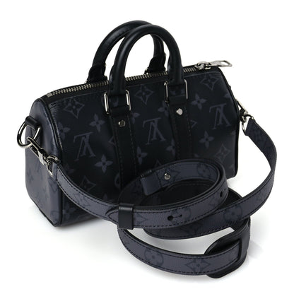 Louis Vuitton Reverse Monogram Eclipse Keepall XS Black 2 of 8