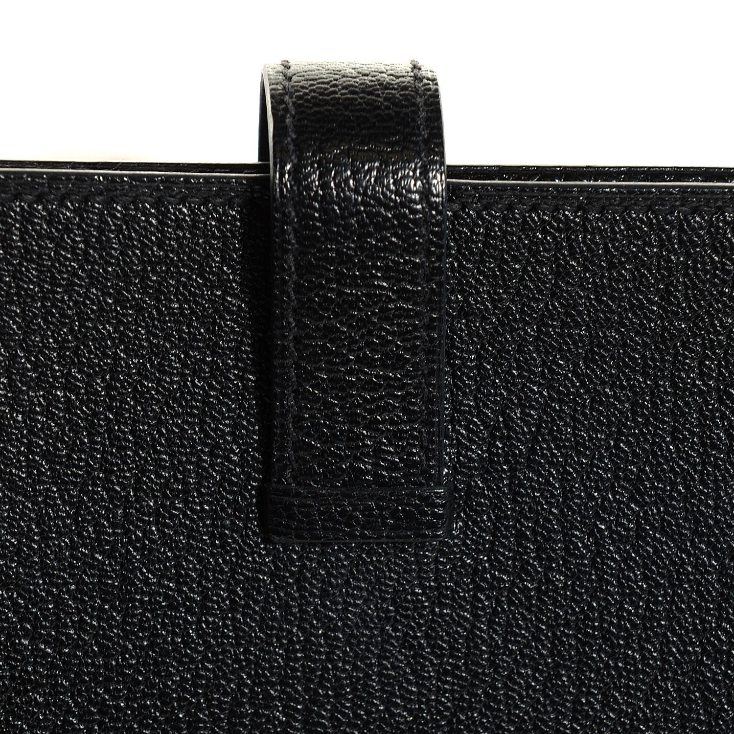 Hermes Chevre Mysore Bearn Gusset Wallet Black 4 of 11