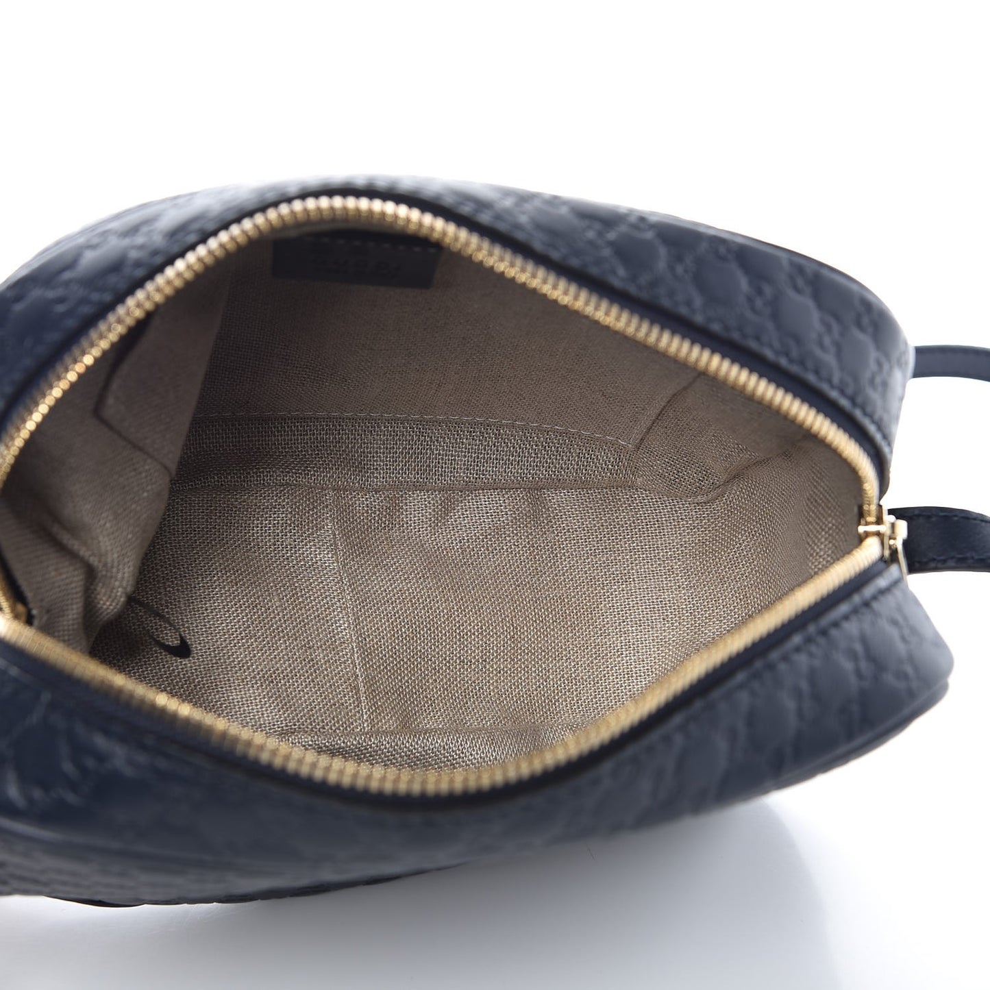 Soft Microguccissima Mini Bree Messenger Bag Blue