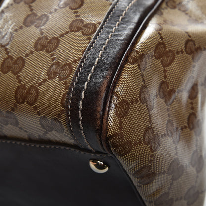 Gucci Crystal Monogram Large Duchessa Boston Dark Brown 13 of 13