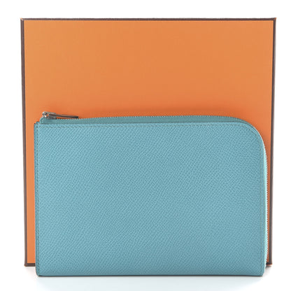 Hermes Epsom Remix Duo Wallet Bleu Atoll 11 of 11