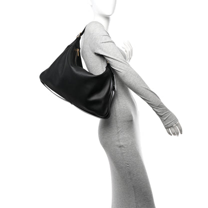 Celine Supple Calfskin Large Romy Shoulder Bag Black 2 of 12