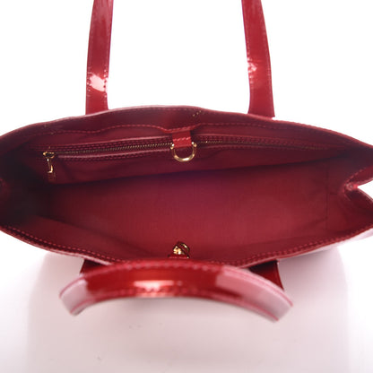 Louis Vuitton Vernis Wilshire PM Pomme D'Amour 5 of 8