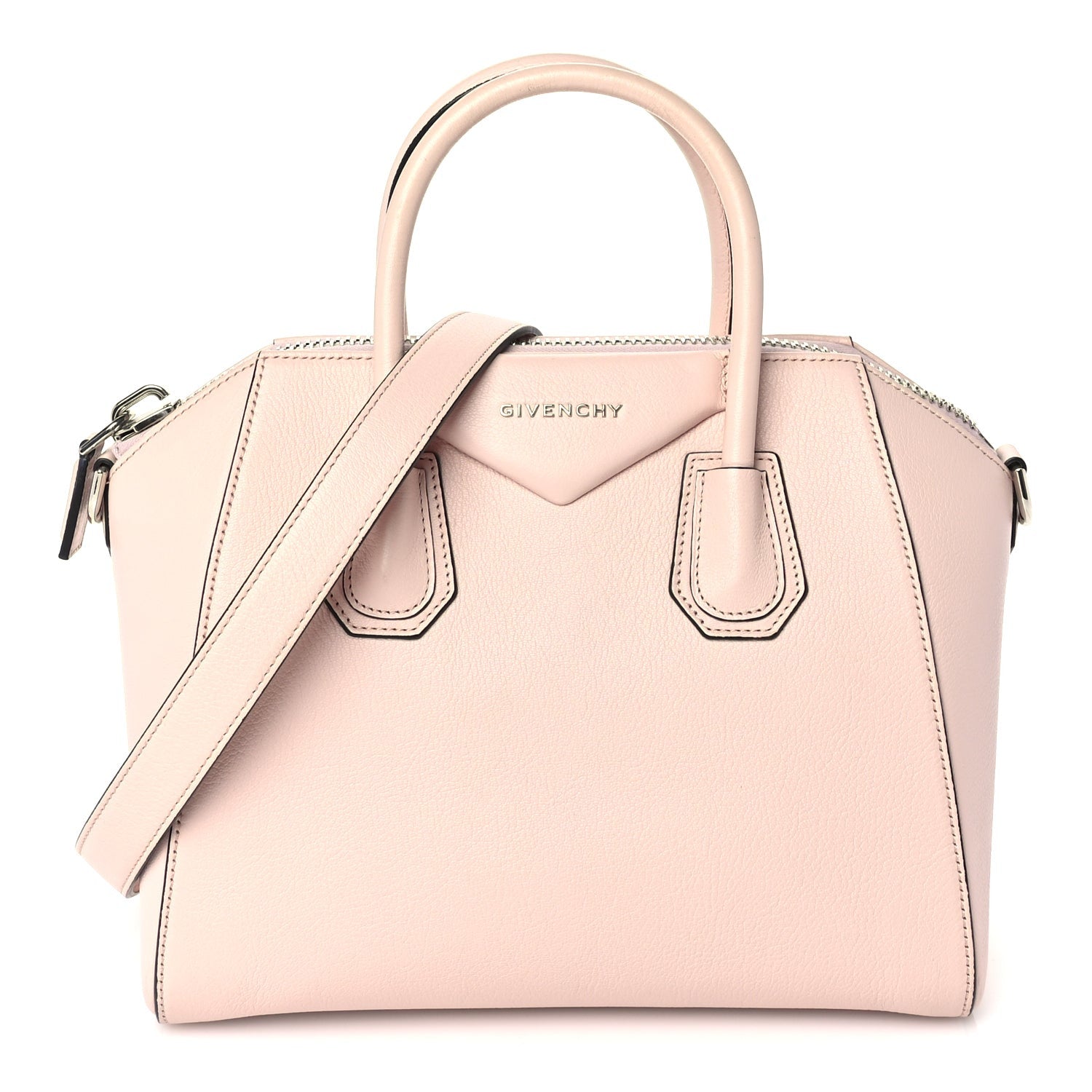Givenchy Sugar Goatskin Small Antigona  Pale Pink 1 of 8
