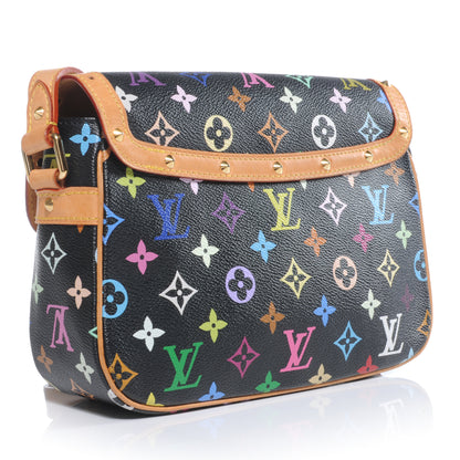 Louis Vuitton Monogram Multicolor Sologne Black 3 of 7