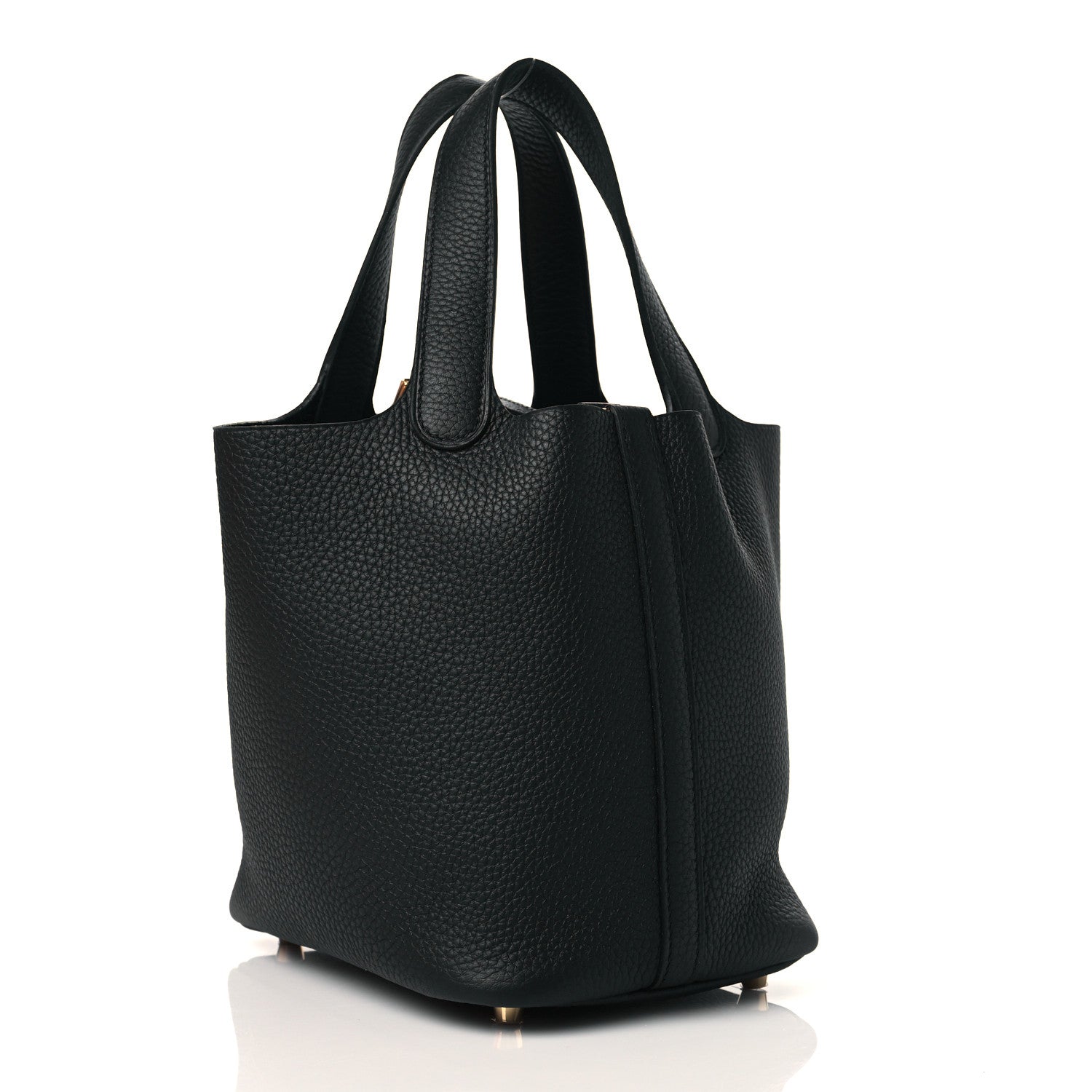 Hermes Taurillon Clemence Picotin Lock 18 PM Black 3 of 11