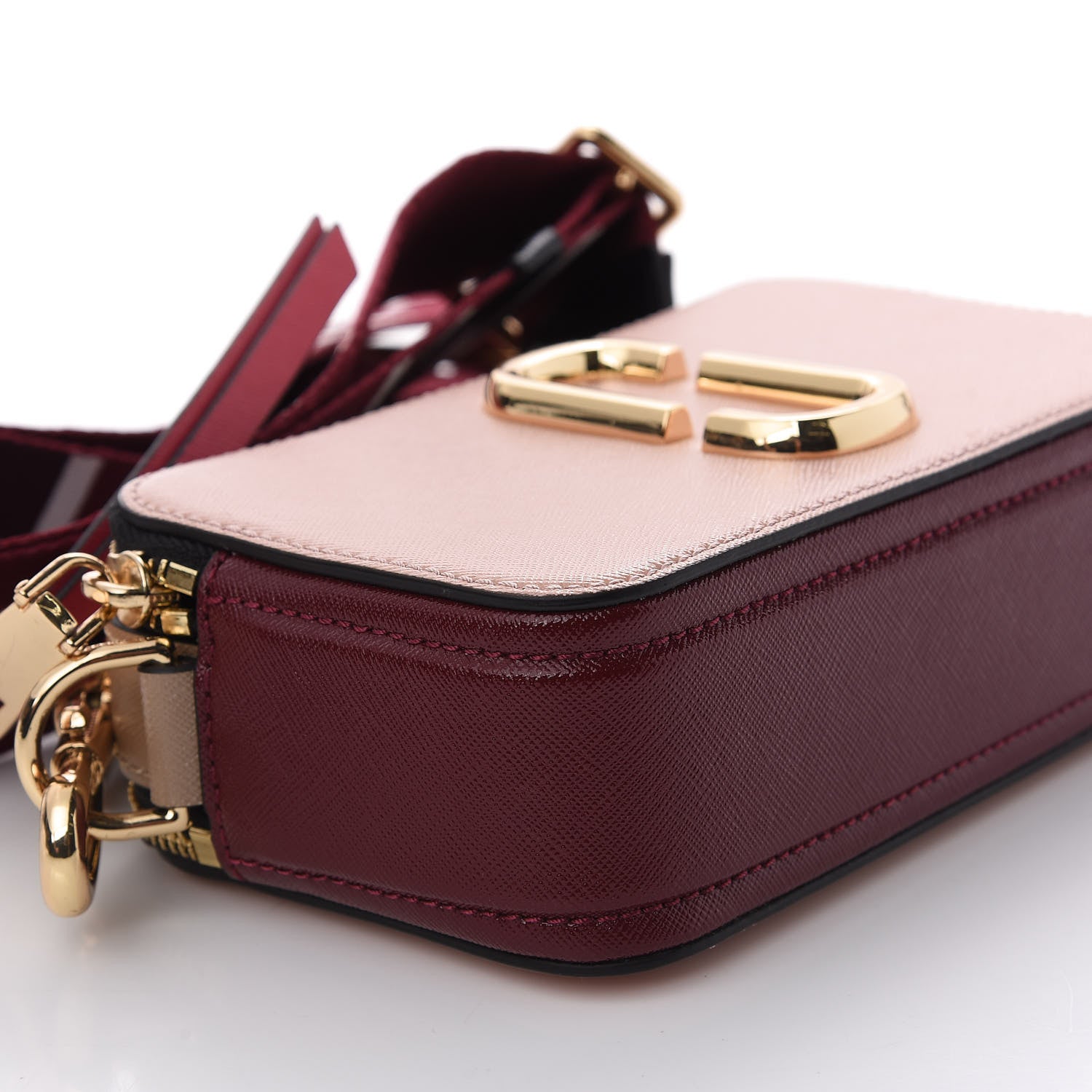 Marc Jacobs Saffiano Small Snapshot Camera Bag Rose Multicolor 6 of 12