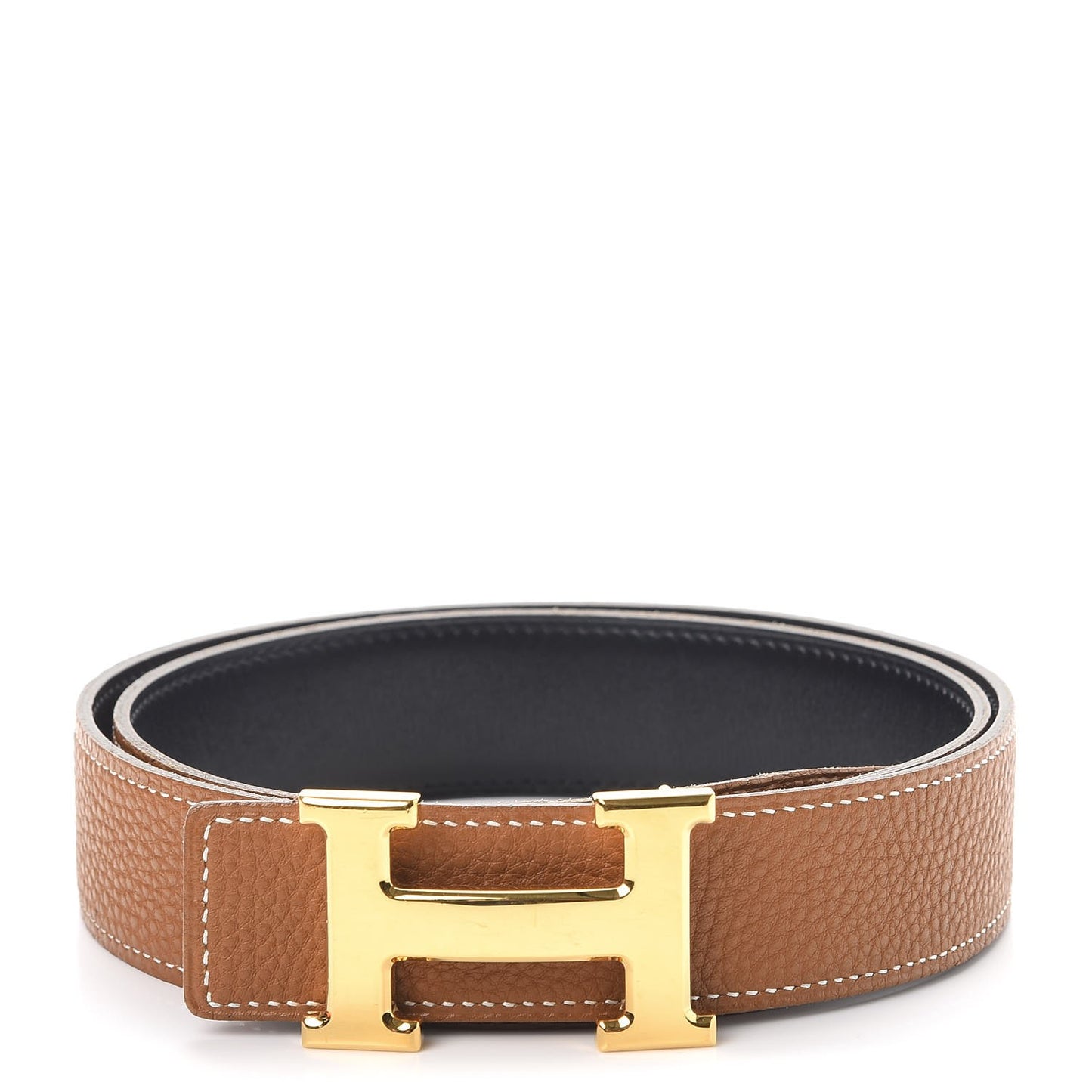 Box Togo 24mm Mini H Belt Black Gold