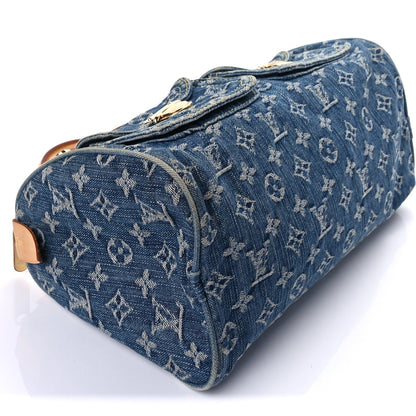 Louis Vuitton Monogram Denim Neo Speedy Blue 7 of 8