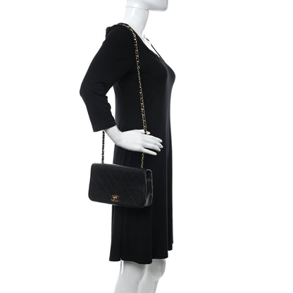 Chanel Lambskin Quilted Small Single Flap Black 2 of 15