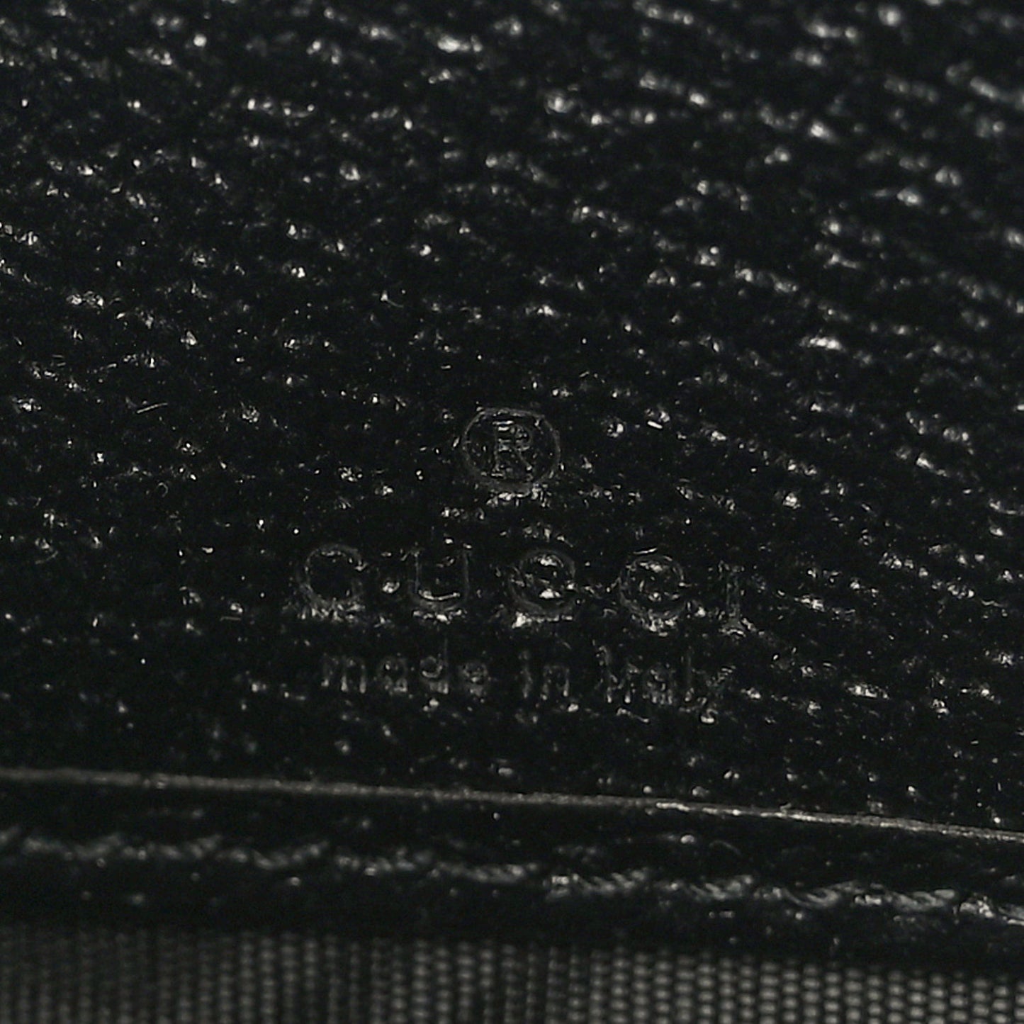 Canvas Monogram Jumbo GG Textured Dollar Calfskin Continental Wallet Black