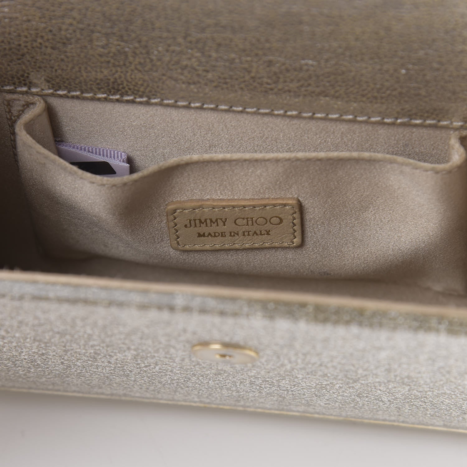 Jimmy Choo Acrylic Glitter Candy Clutch Champagne 6 of 10