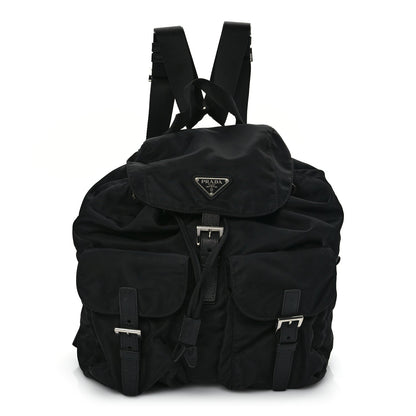 Prada Re-Nylon Saffiano Medium Backpack Black 1 of 8