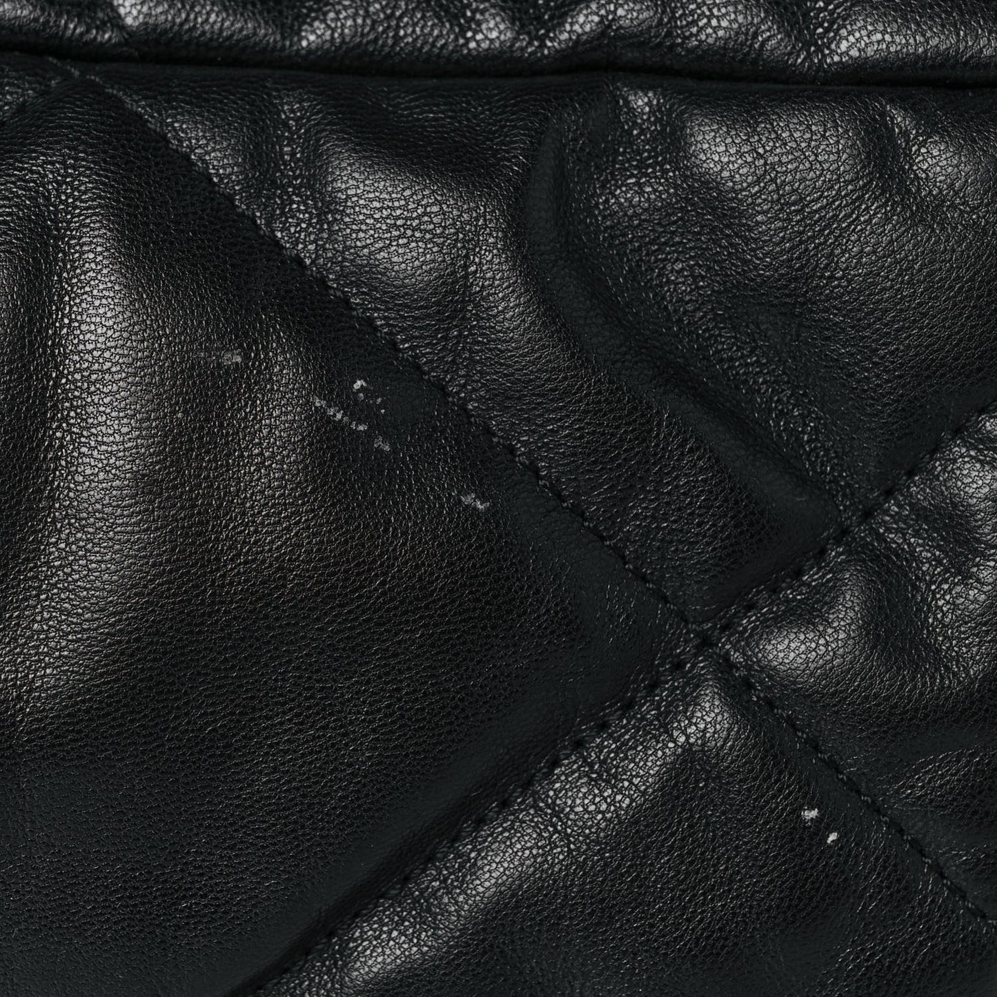 Goatskin Quilted Maxi Chanel 19 Flap Black