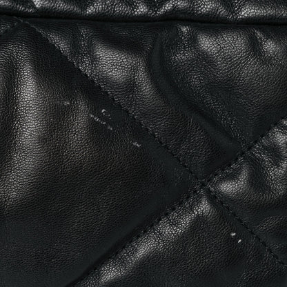 Chanel Goatskin Quilted Maxi Chanel 19 Flap Black 12 of 13