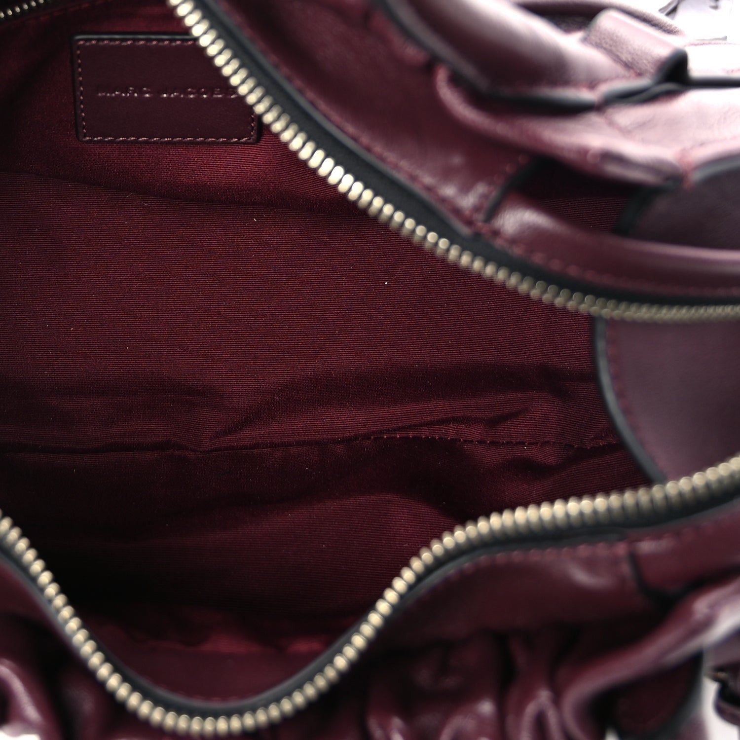 Marc Jacobs Calfskin Medium The Cristina Satchel Dark Red 4 of 8