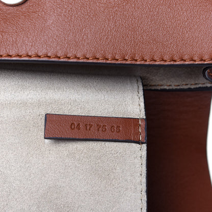 Chloe Suede Calfskin Mini Faye Shoulder Bag Tobacco 7 of 10