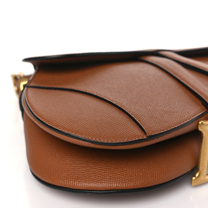 Christian Dior Grained Calfskin Saddle Bag Camello 8 of 8