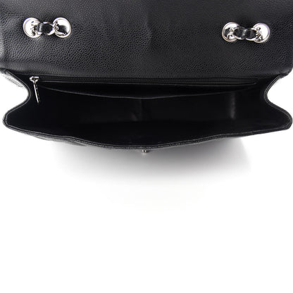 Chanel Caviar Quilted Jumbo Single Flap Black 5 of 11