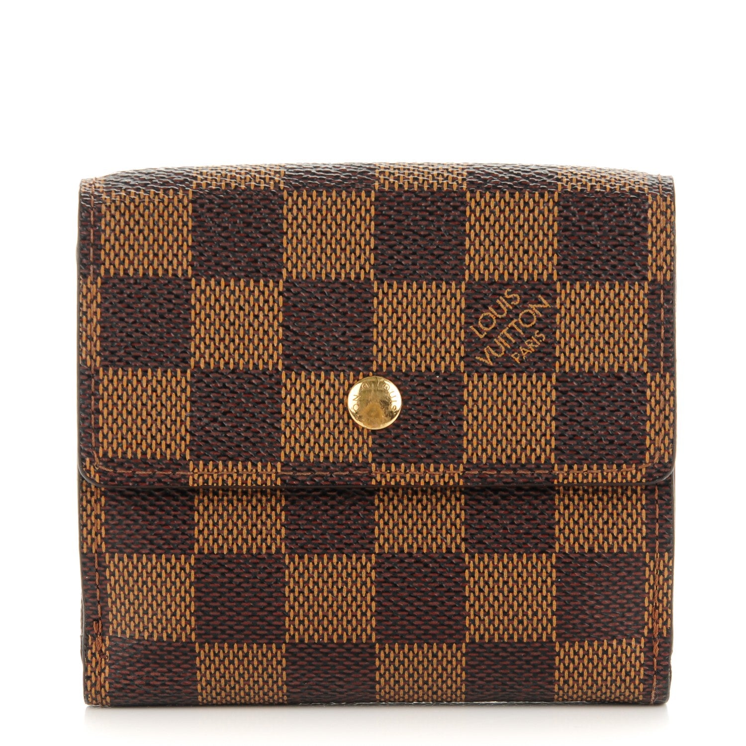 Louis Vuitton Damier Ebene Elise Wallet 1 of 6