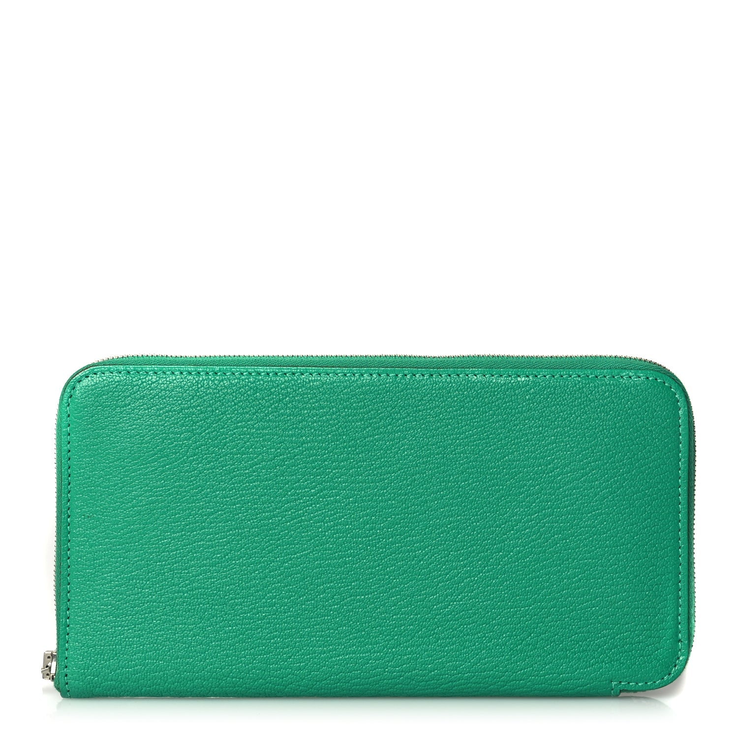 Hermes Chevre Mysore Silk'In Wallet Vert Jade Vert Jade 1 of 7
