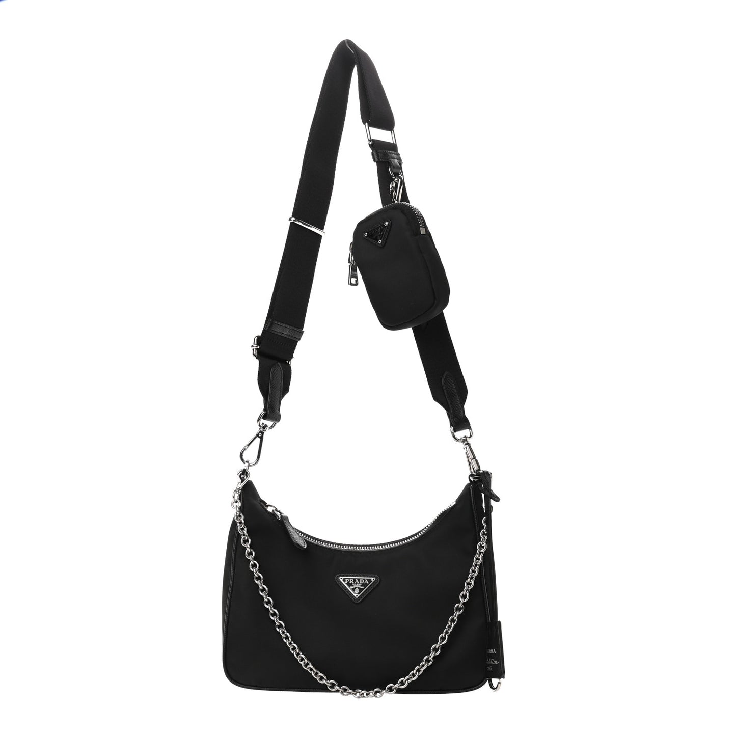 Nylon Re-Edition 2005 Shoulder Bag Black