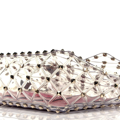 Valentino Garavani PVC Medium Rockstud Spike Shoulder Bag 9 of 9