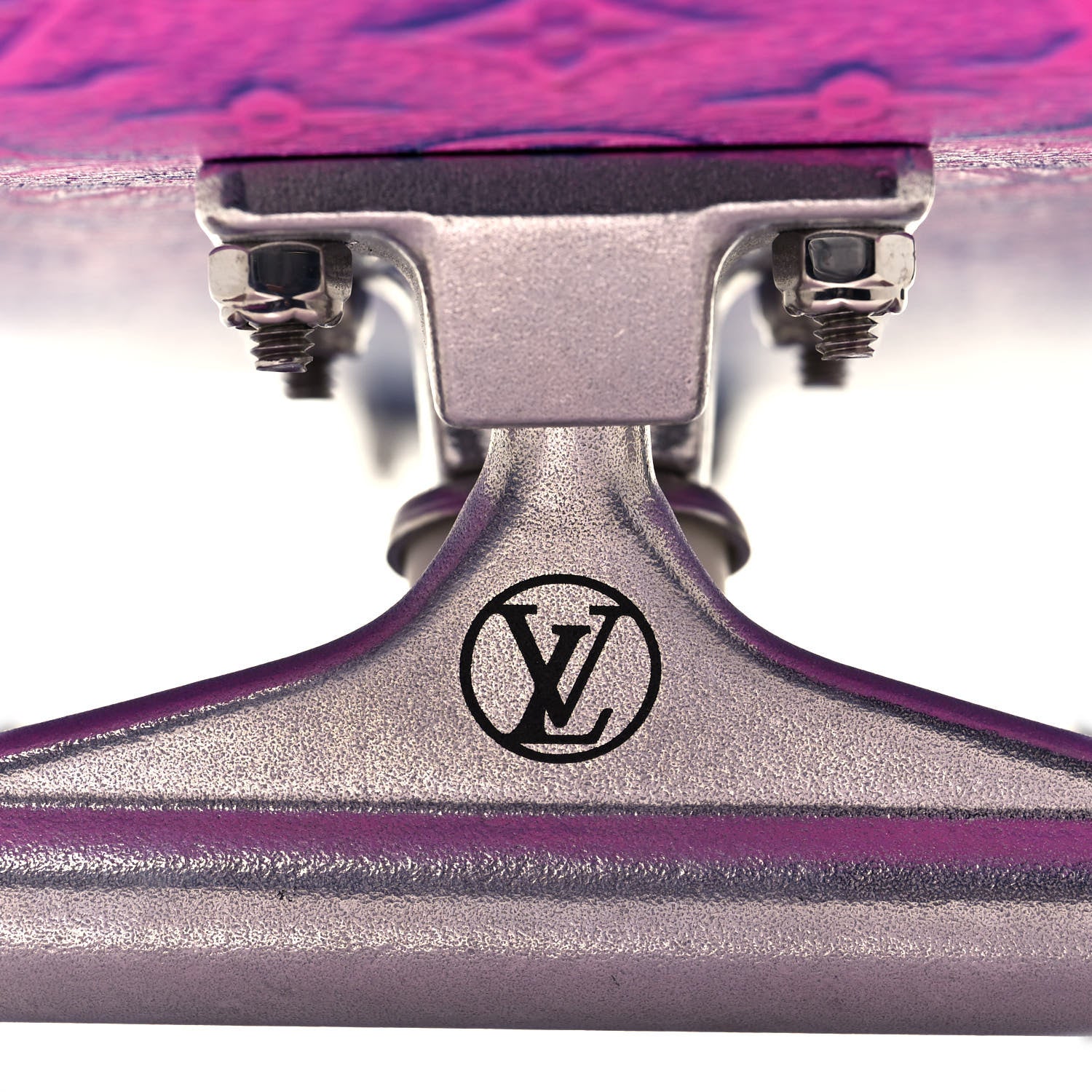 Louis Vuitton Monogram Illusion Wood Skateboard Multicolor 4 of 9