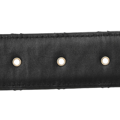 Chanel Calfskin Quilted CC Chain Belt 80 32 Black 5 of 7