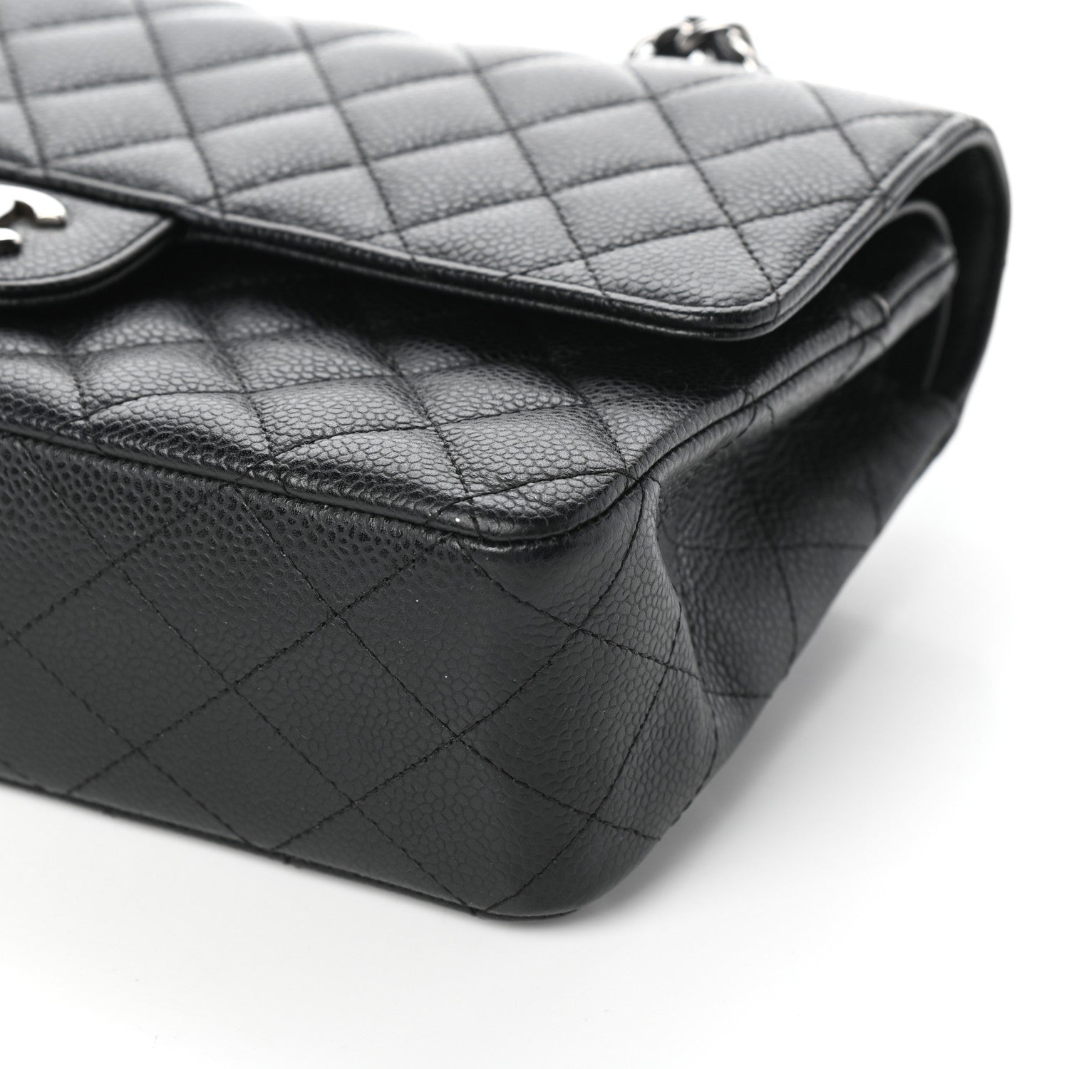 Chanel Caviar Quilted Medium Double Flap Black 10 of 10