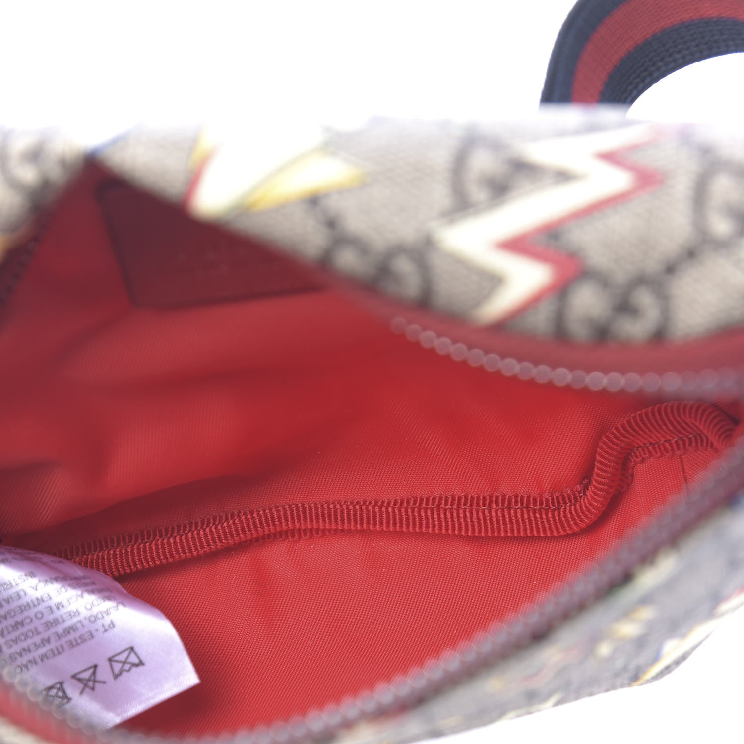 Gucci GG Supreme Monogram Childrens Space Print Belt Bag Multicolor 5 of 11