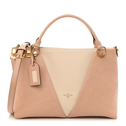 Louis Vuitton Empreinte V Tote MM Beige Rose Creme 1 of 7
