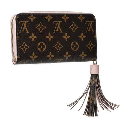 Louis Vuitton Monogram Pompon Zippy Wallet Rose Ballerine 3 of 7