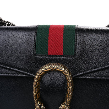 Gucci Calfskin Web Small Dionysus Shoulder Bag  Black 6 of 7