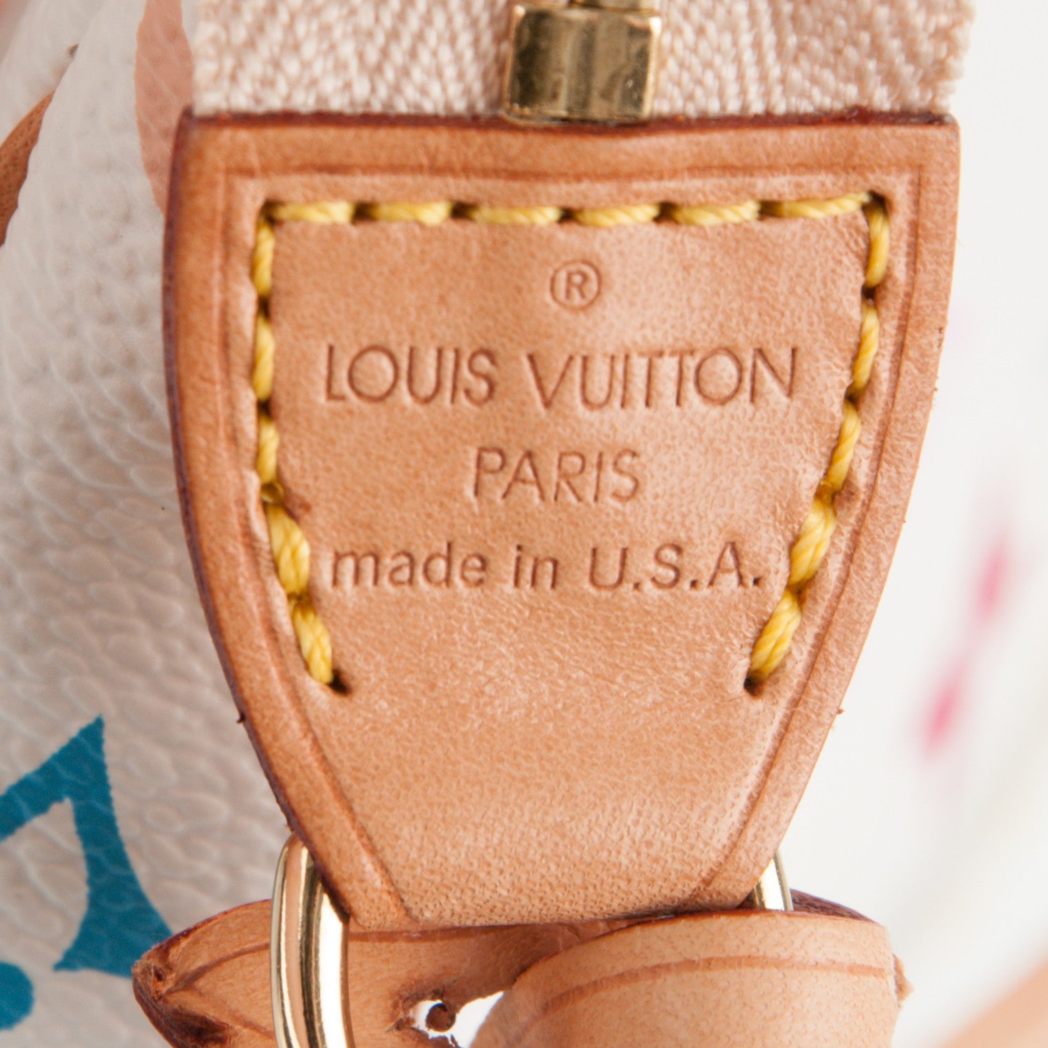 Louis Vuitton Monogram Multicolor Pochette Accessories White 7 of 7