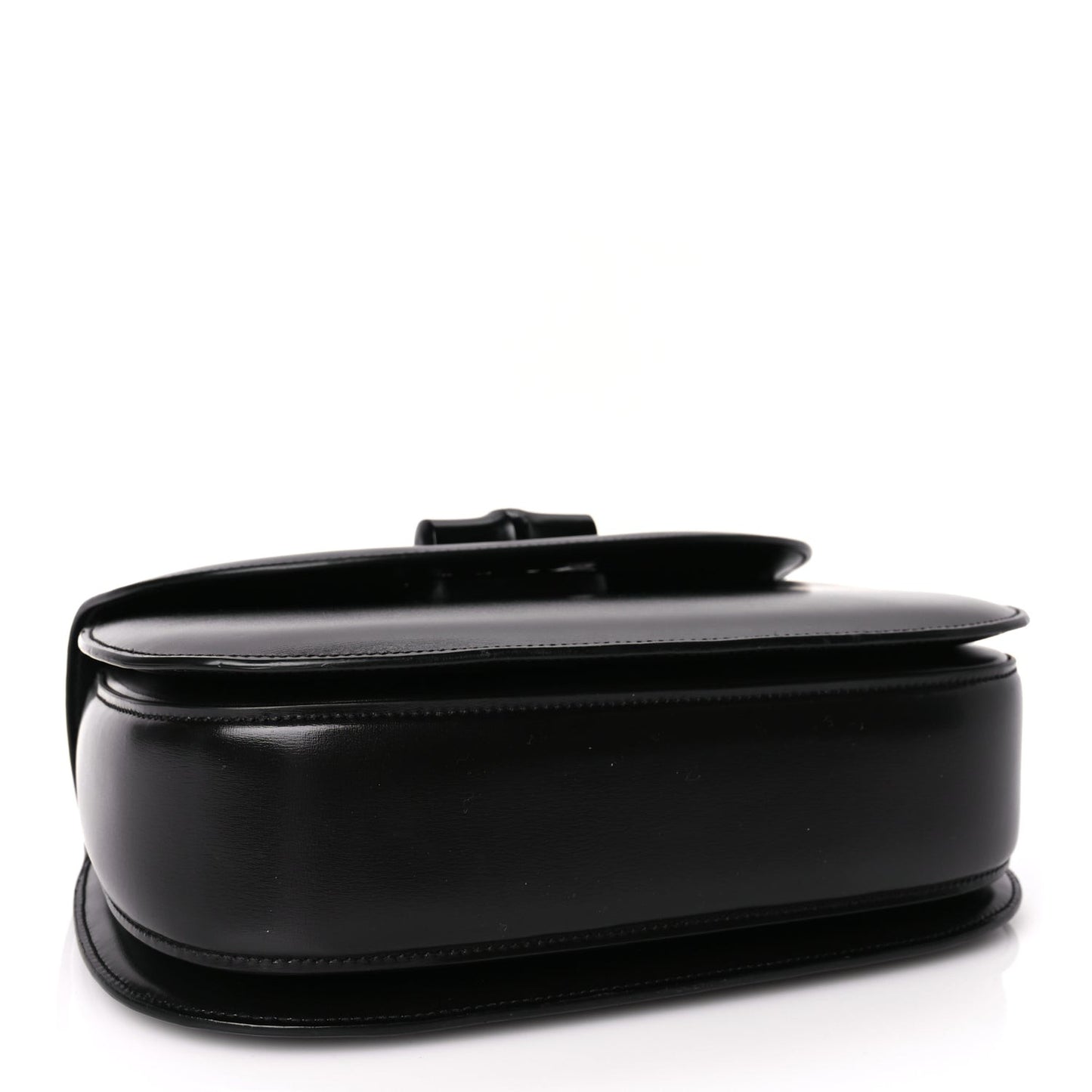 Boarded Dyana Lux Calfskin Web Monochrome Medium Bamboo 1947 Top Handle Bag Black