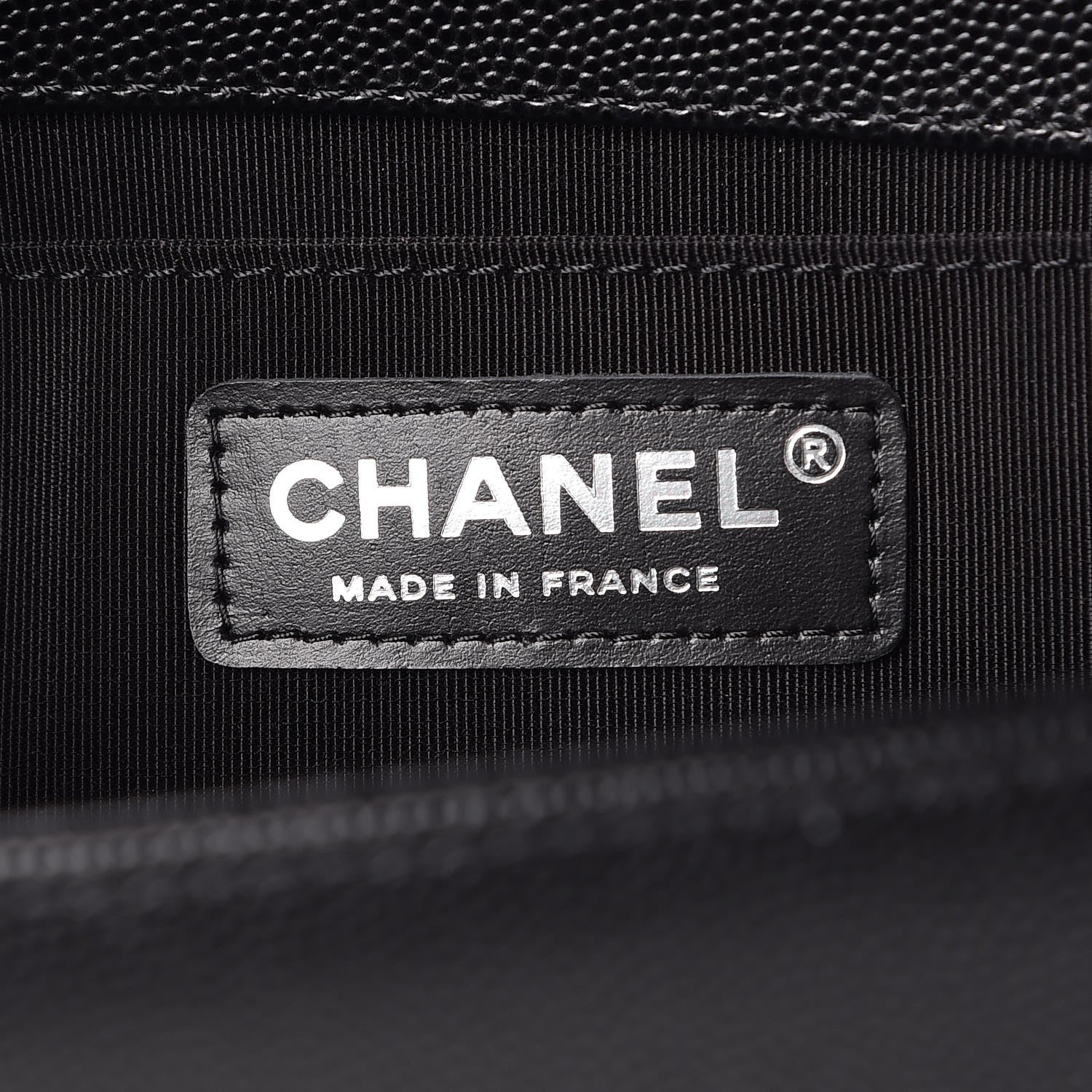 Chanel Caviar Quilted Medium Boy Flap Black 6 of 7