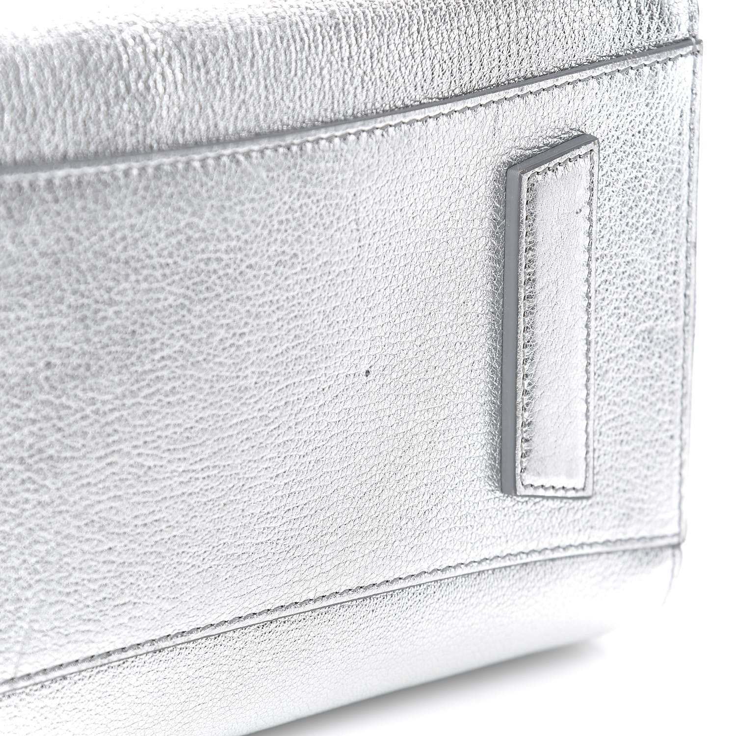 Givenchy Metallic Sugar Goatskin Small Antigona Silver 13 of 15