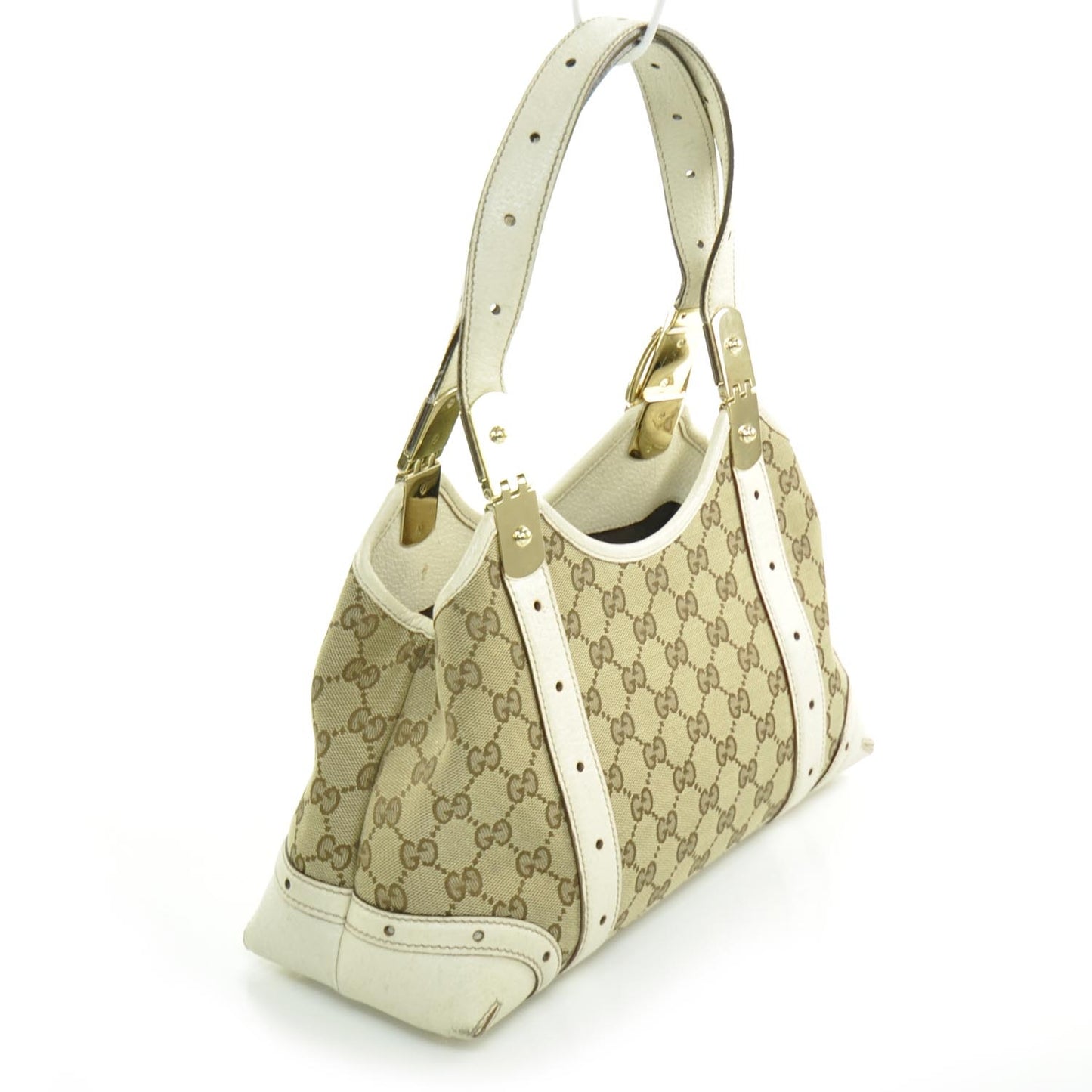 Monogram Glam Shoulder Bag Ivory
