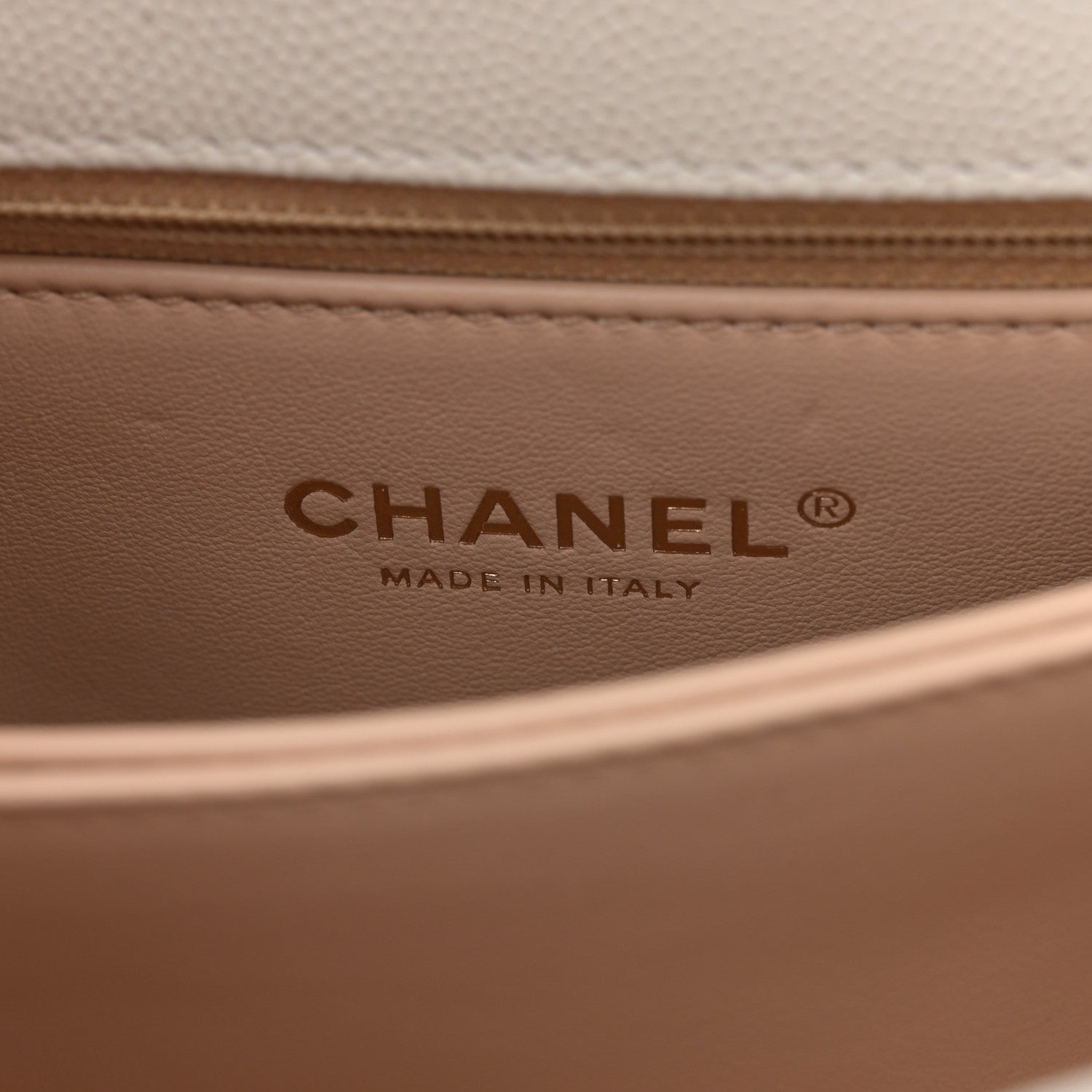 Chanel Caviar Quilted Mini Coco Handle Flap White 6 of 12