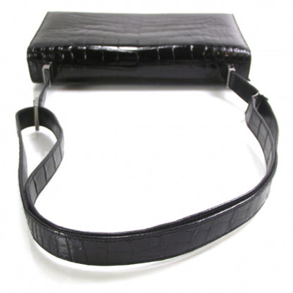 Gucci Alligator Shoulder Bag Black 5 of 11