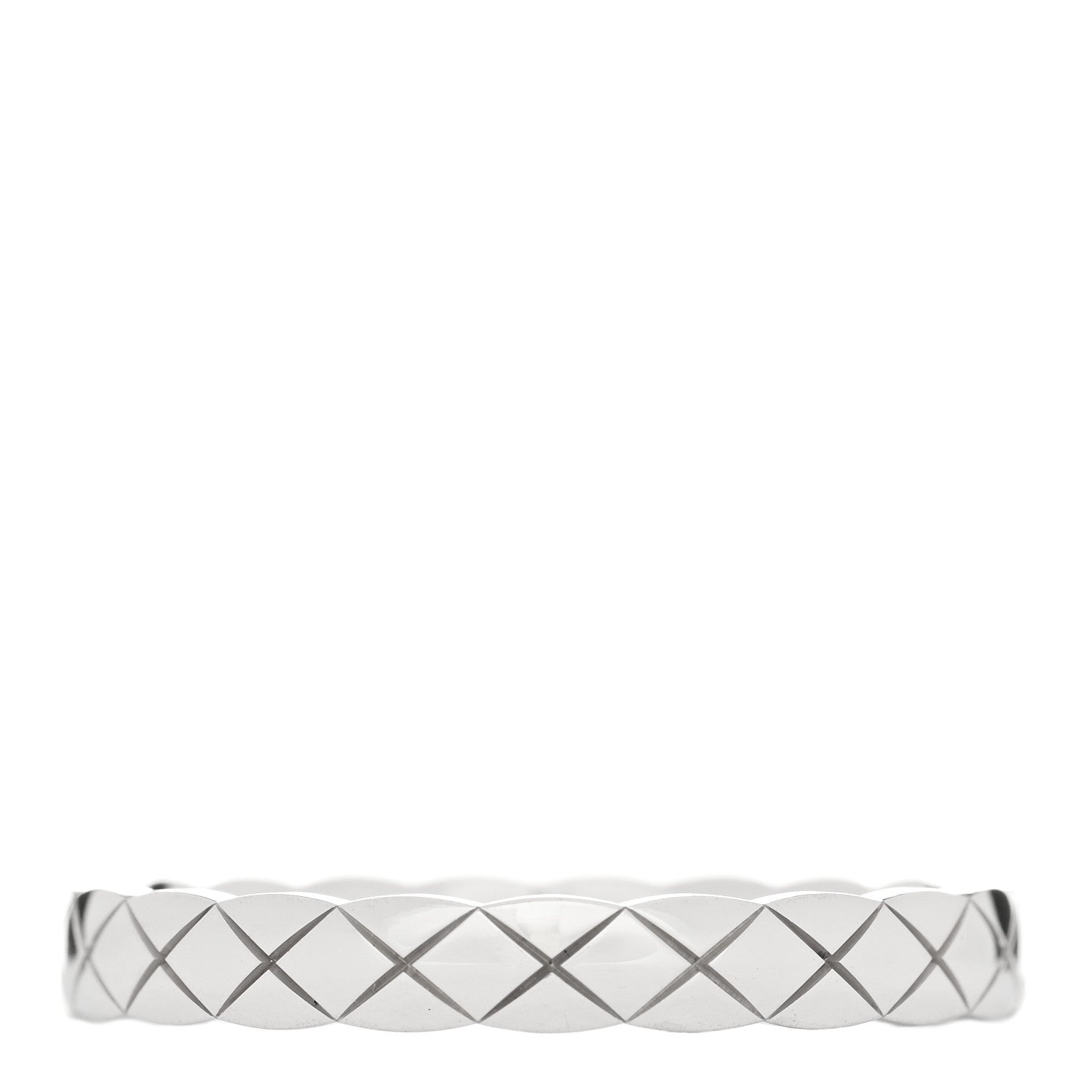Chanel 18K White Gold Mini Coco Crush Ring 64 10.75 2 of 4
