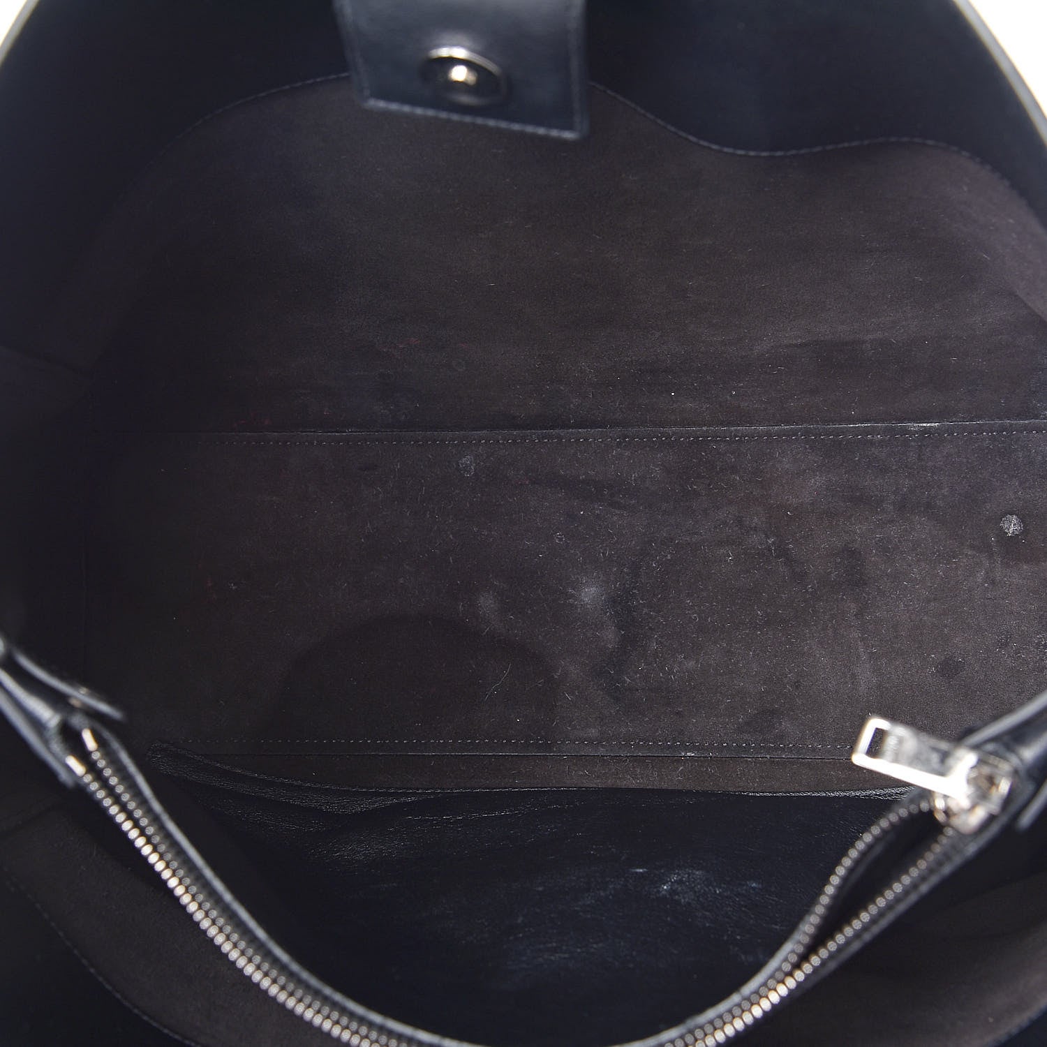 Saint Laurent Calfskin Medium Amber Tote Black 9 of 13