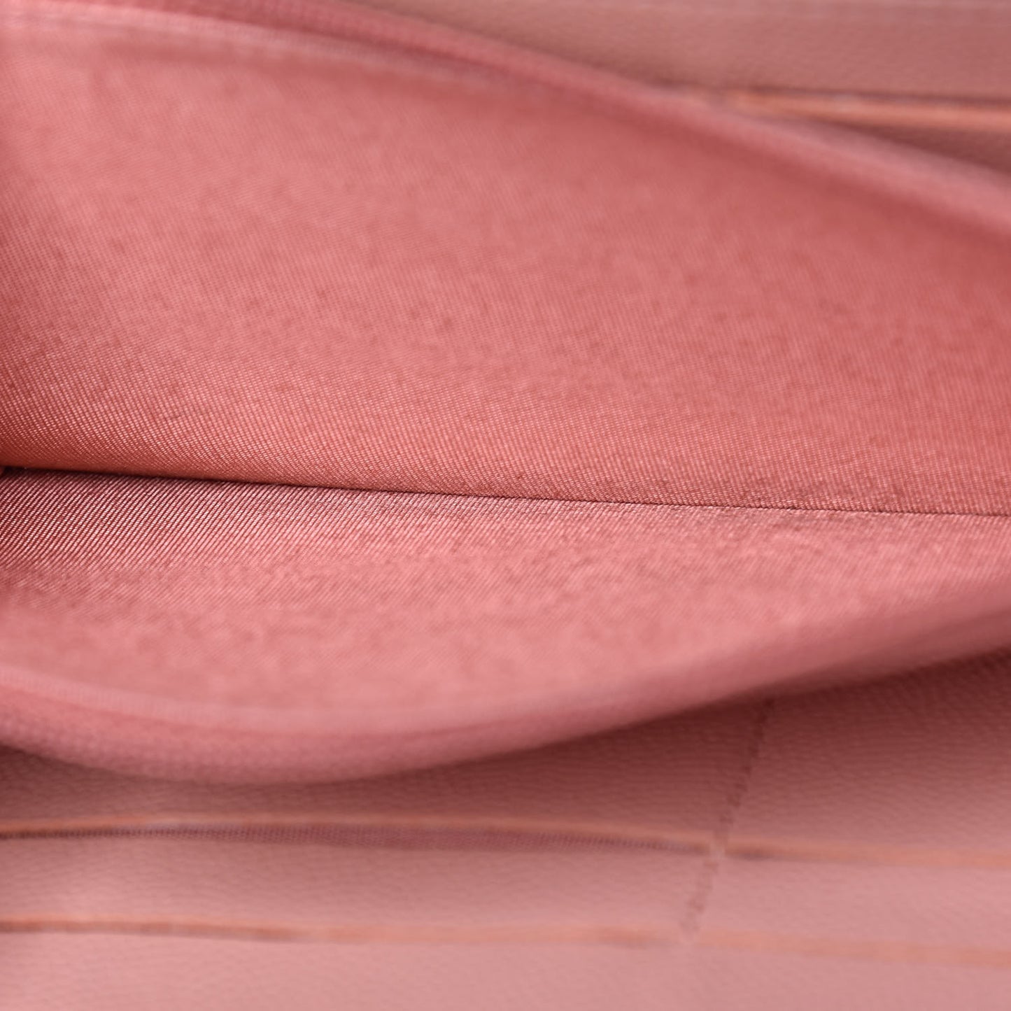 Caviar Camellia Embossed Zip Around Large Gusset Wallet Nude