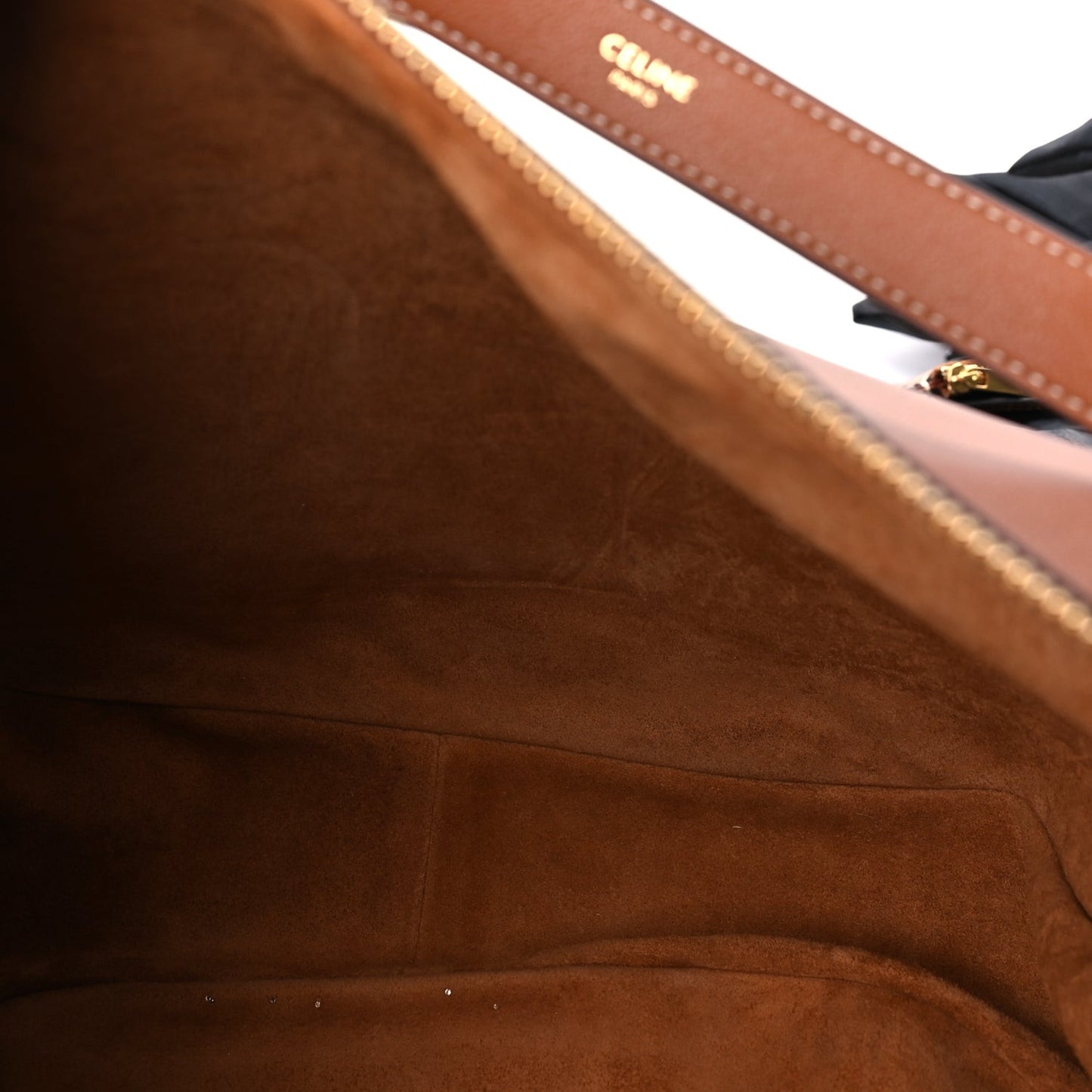 Supple Calfskin Large Triomphe Heloise Shoulder Bag  Tan