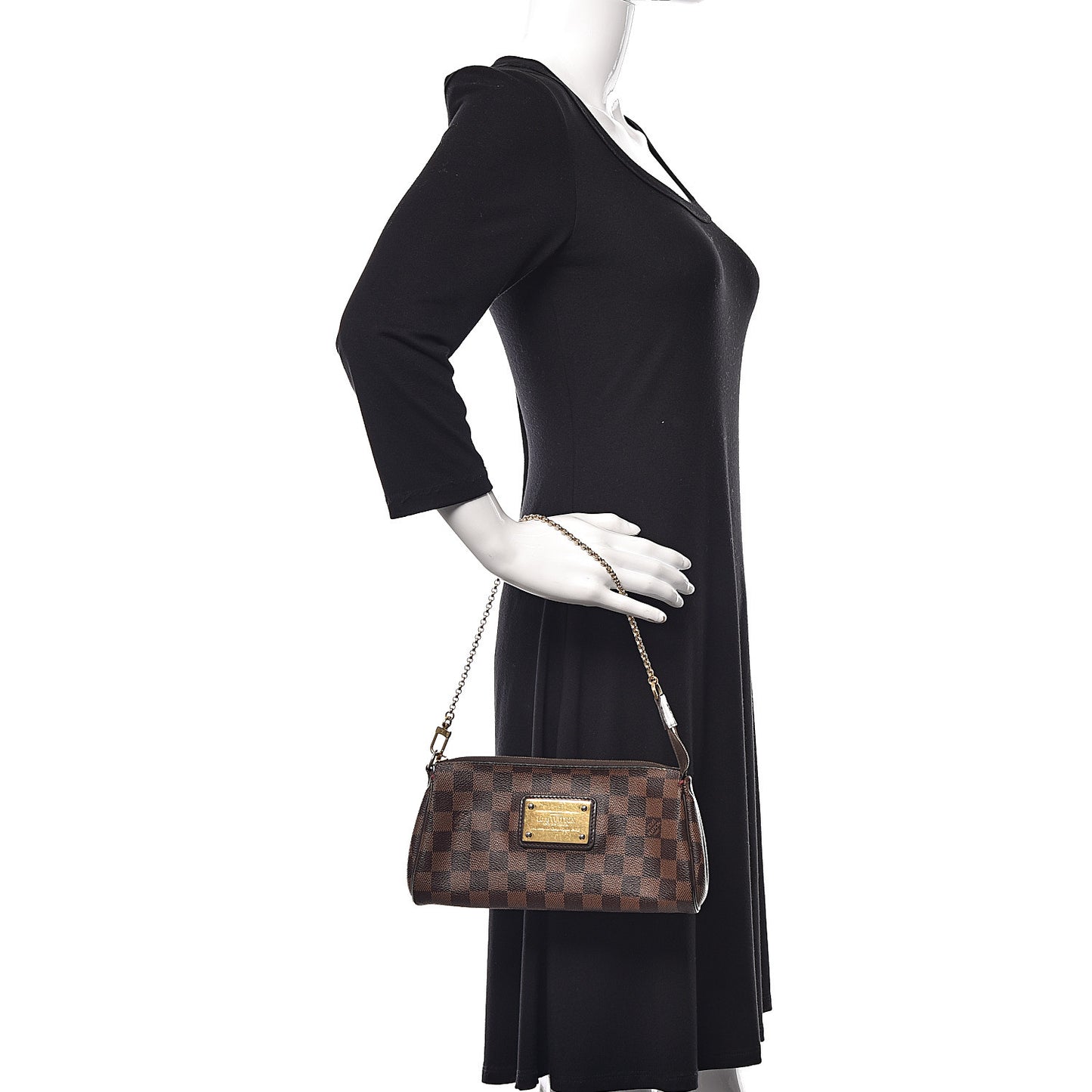 Damier Ebene Eva Clutch