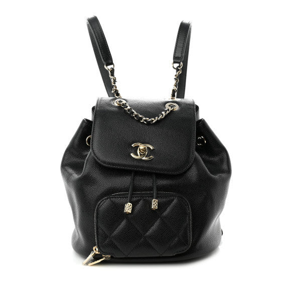 Chanel Caviar Quilted Mini Business Affinity Backpack  Black 1 of 10
