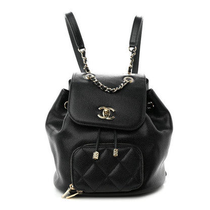 Chanel Caviar Quilted Mini Business Affinity Backpack  Black 1 of 10